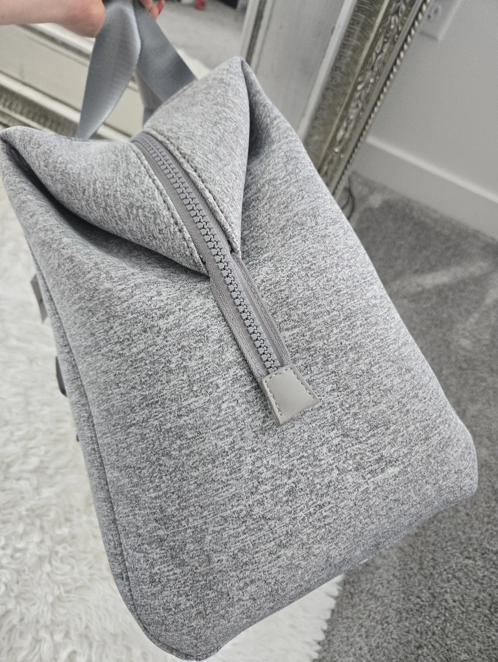 ALDO BRODDIE UNISEX - Weekend bag - Heathered Grey. One size. New.